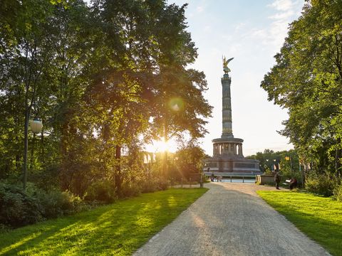 Blick auf die Siegessäule in berlin